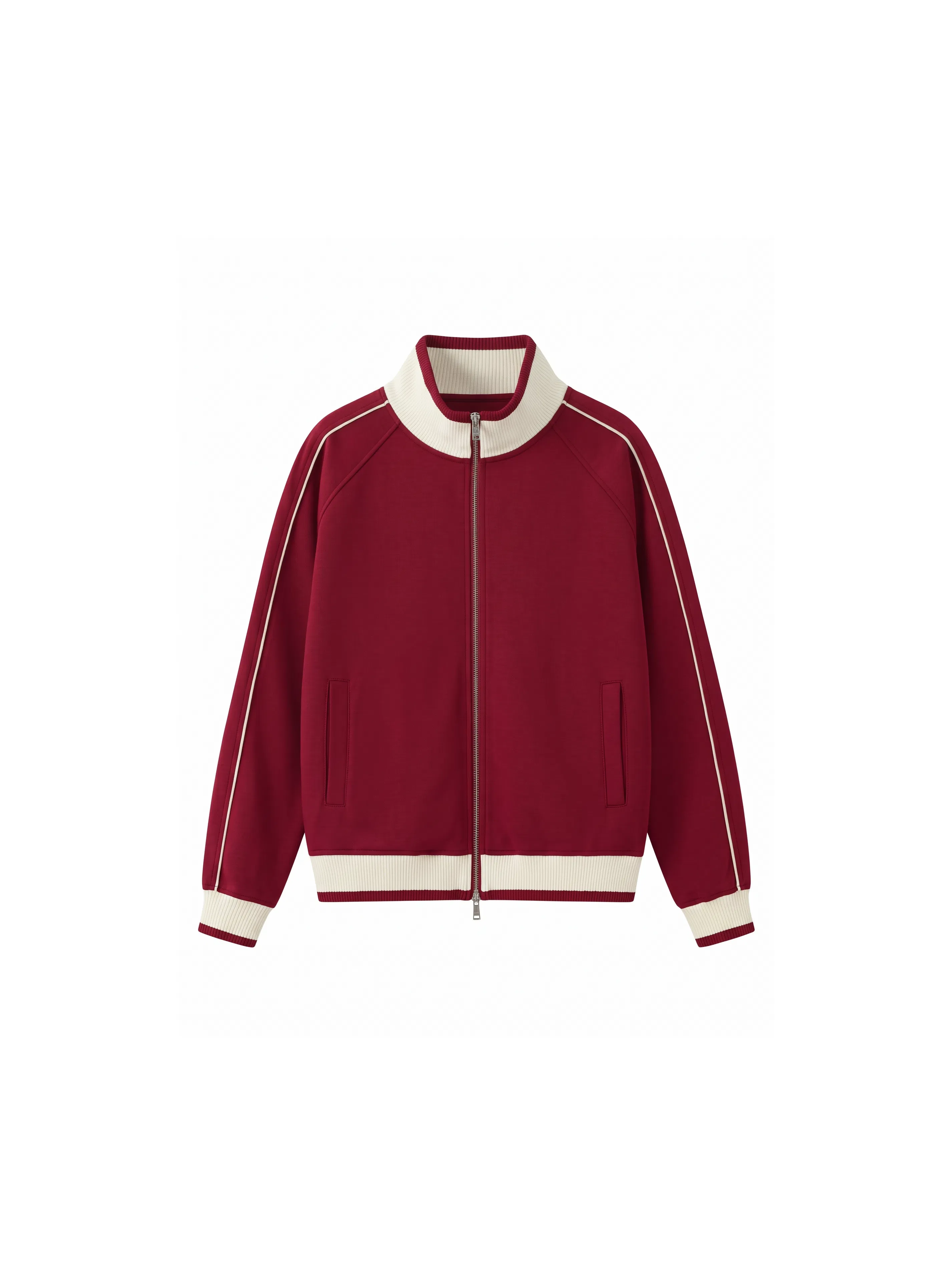 Raglan Track Jacket (Bordeaux)
