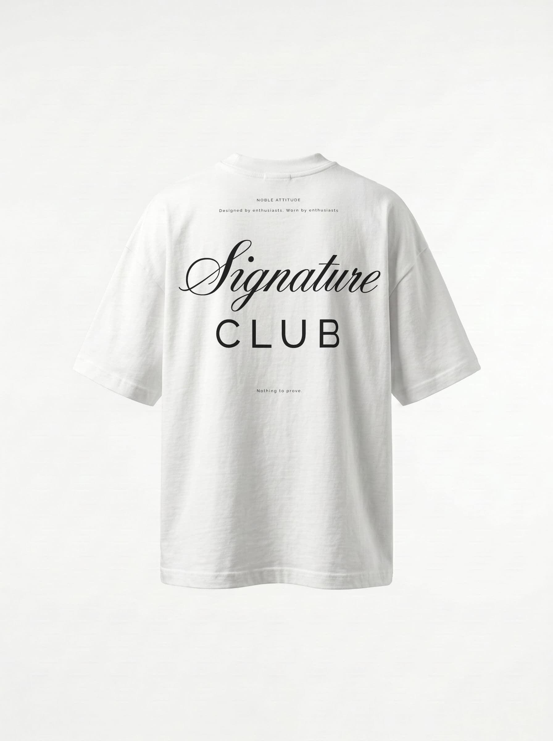 Oversize T-shirt - Signature Edition (Blanc)